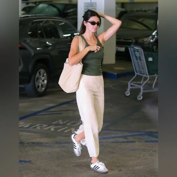 Adidas Samba OG Sneaker Cloud White / Core Black / Gum Size 7.5 - Picture 12 of 14